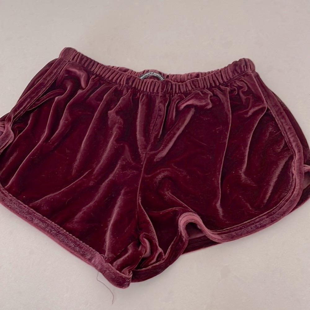 Velvet shorts